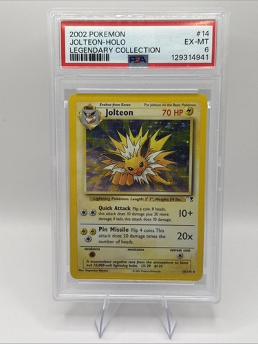 Jolteon graded PSA 6 for sale on eBay