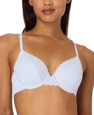 Maidenform Comfort Devotion Convertible Underwire T-Shirt Bra Blue 36D NEW 9404