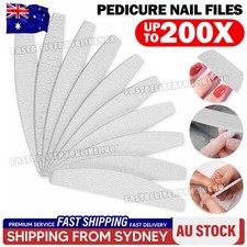 UP200x Double Sided Pedicure Nail Files 100 180 Grit Manicure Nail Care Sanding