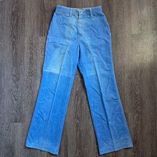 Vintage 1970s Wrangler High-Waisted Bootcut Jeans 26x29 Made In USA