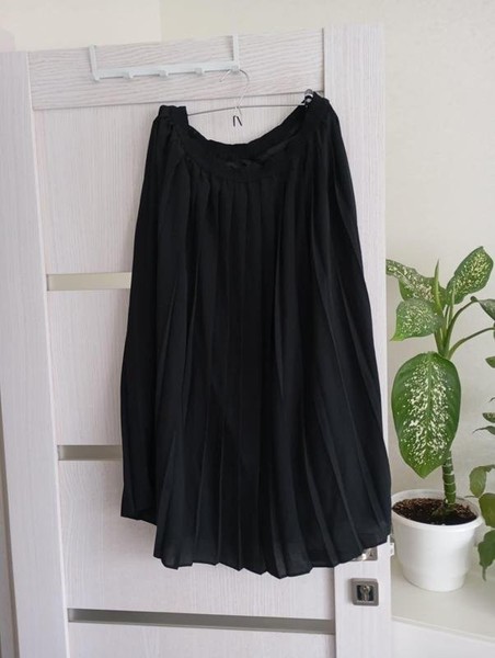 Women American Vintage Skirt Black Polyester 44 /