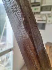 Trave decorativa finto legno effetto rustico, riverniciabile, circa 3 m