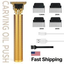 Professional Cordless Hair Clipper Titanium Blade Beard Trimmer for Men