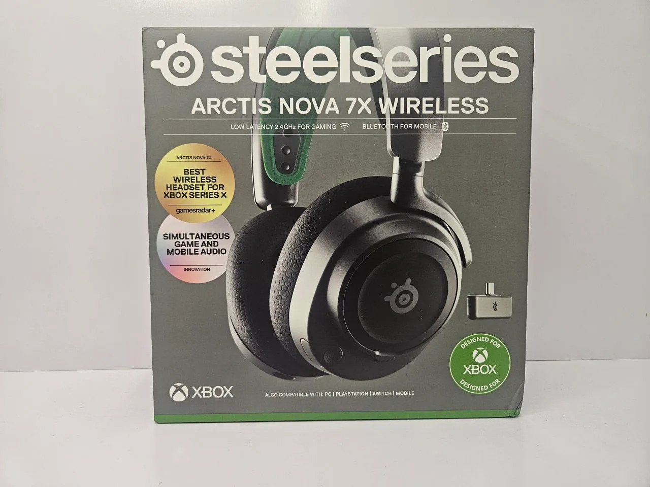 Steelseries Arctis Nova 7X Wireless Gaming Headset Xbox Low Latency Black