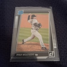 2021 Panini Chronicles Clearly Donruss Ryan Weathers RC #24 - Padres/NY Yankees