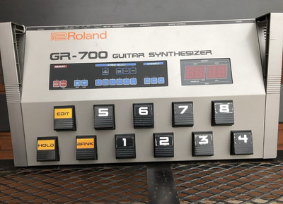 Roland G-707 & GR-700 Guitar Synthesizer - White - Mid 80's