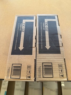 Lot of 2 GENUINE KYOCERA MITA 1T02HS0US0 TK-132 TK132 TONER KIT BLACK