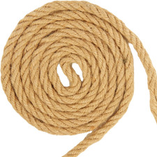 8mm Thick Jute Twine, 246 Feet 4Ply Jute Rope for Crafts, Heavy Duty Twine St...