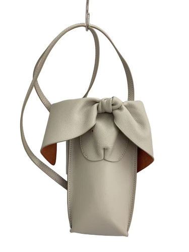 LOEWE Bunny/Phone Shoulder/Mini Shoulder Bag/Leather/Gray