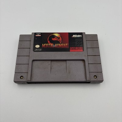 Mortal Kombat SNES Super Nintendo - Authentic - TESTED!