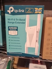 TP-Link RE815X AX5400 Tri-Band WiFi 6 Range Extender - 5.4Gbps Signal Booster