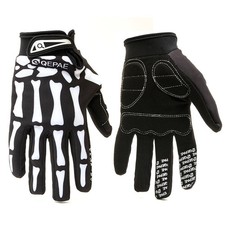 Full Finger Skeleton Gloves Cycling Sport Warm Anti Slip Skull Bike Riding Mitte