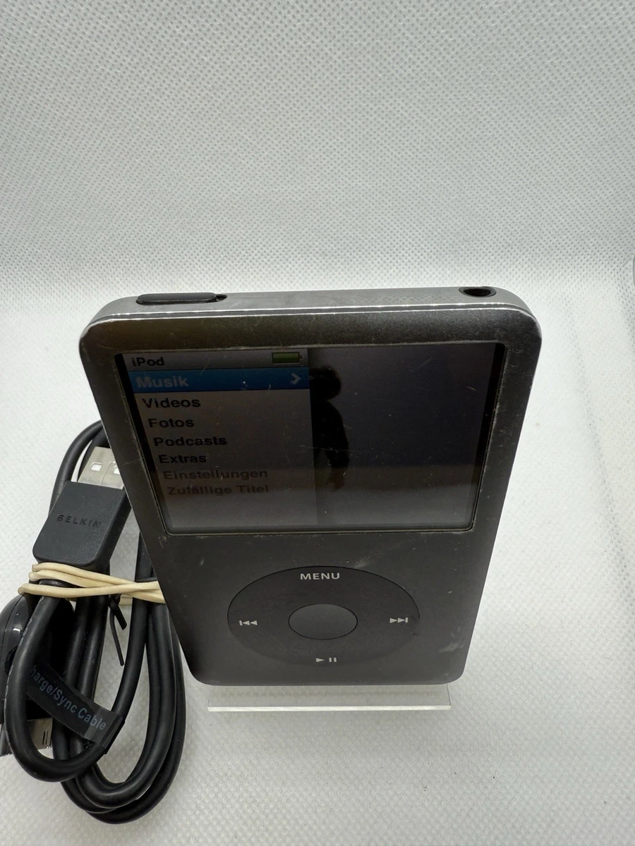 Apple iPod Classic 7. Generation Silber Grau 120GB gebrauchter Zustand #555