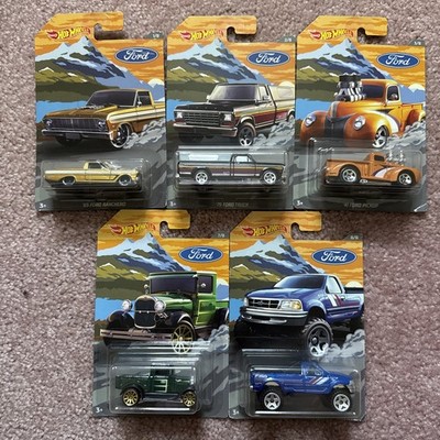 Hot Wheels Fords Lot Of 5 Cars