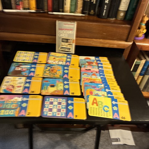 Vintage Vtech Talking Whiz Kid Program Cards 1987 Box Of 50 Estate Find - Picture 6 of 18