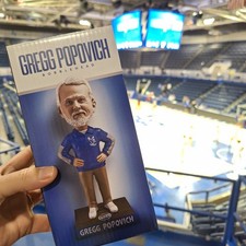 Gregg Popovich Bobblehead Game Day Air Force San Antonio Spurs First Edition NIB
