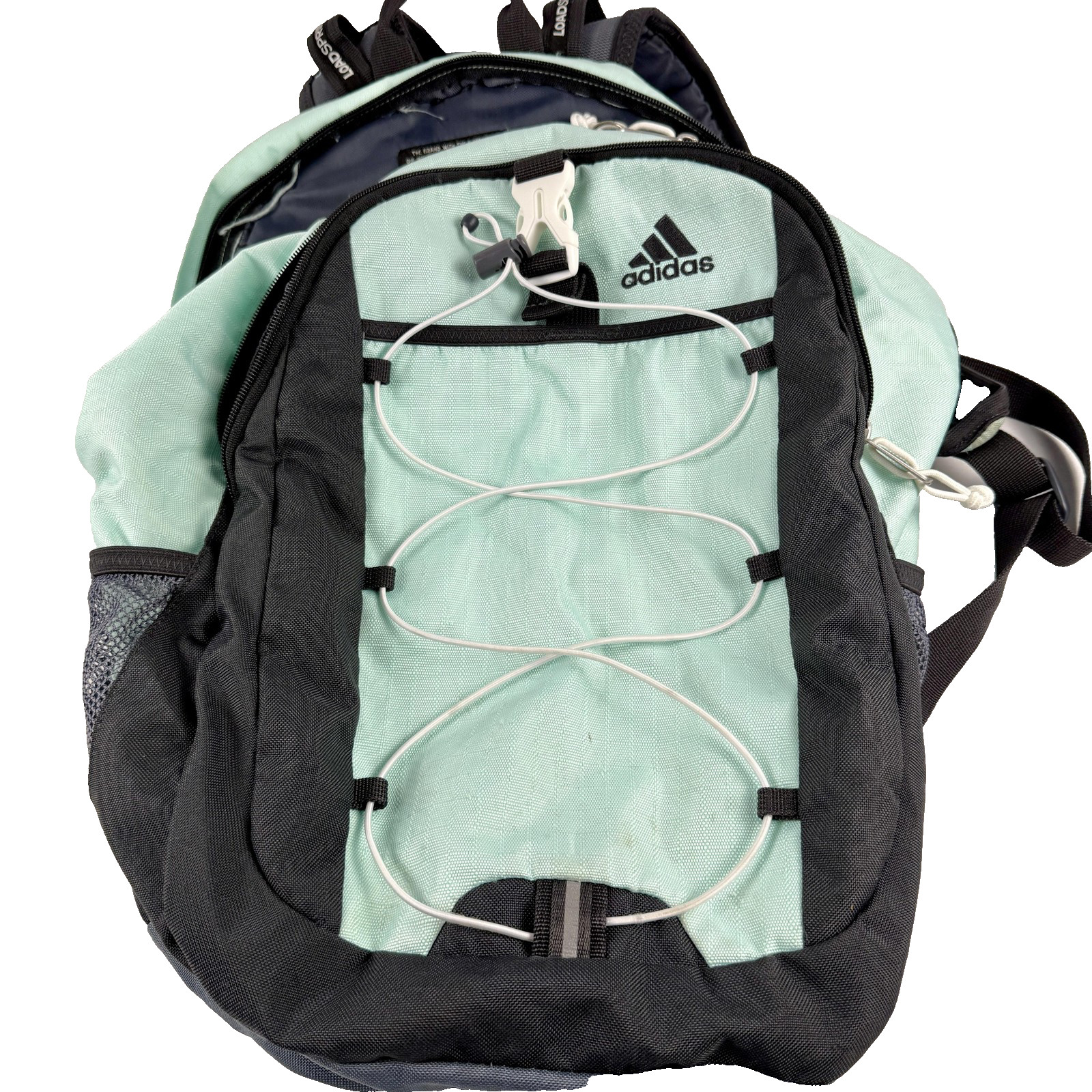 Adidas Loadspring Backpack Green Black Padded Lap… - image 1