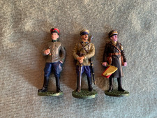 GA Konvolut 7, 3 Figuren Sowjetarmee Zweiter Weltkrieg, echte 1:32, 54mm Metall