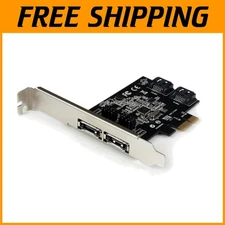 Dual Port PCIe SATA Controller - 2 Int/2 Ext