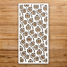 Floral Elegance Large Reusable Wall Stencil For Painting DIY Home Decor Template