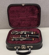 Vintage Warner Wooden Clarinet Czechoslovakia W/Case Tested Ready to Play