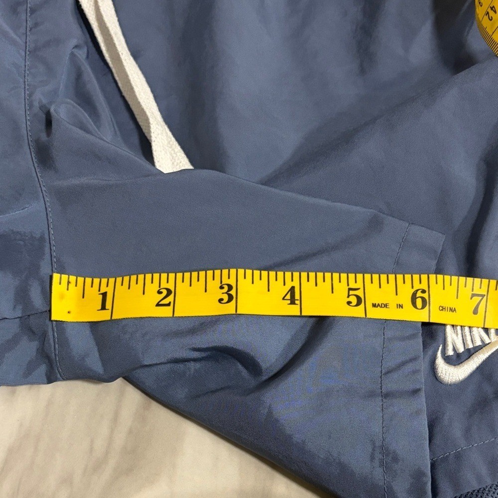 Nike Blue Mesh-Lined Running Shorts 6" Size M Drawstring Athletic thumbnail 11