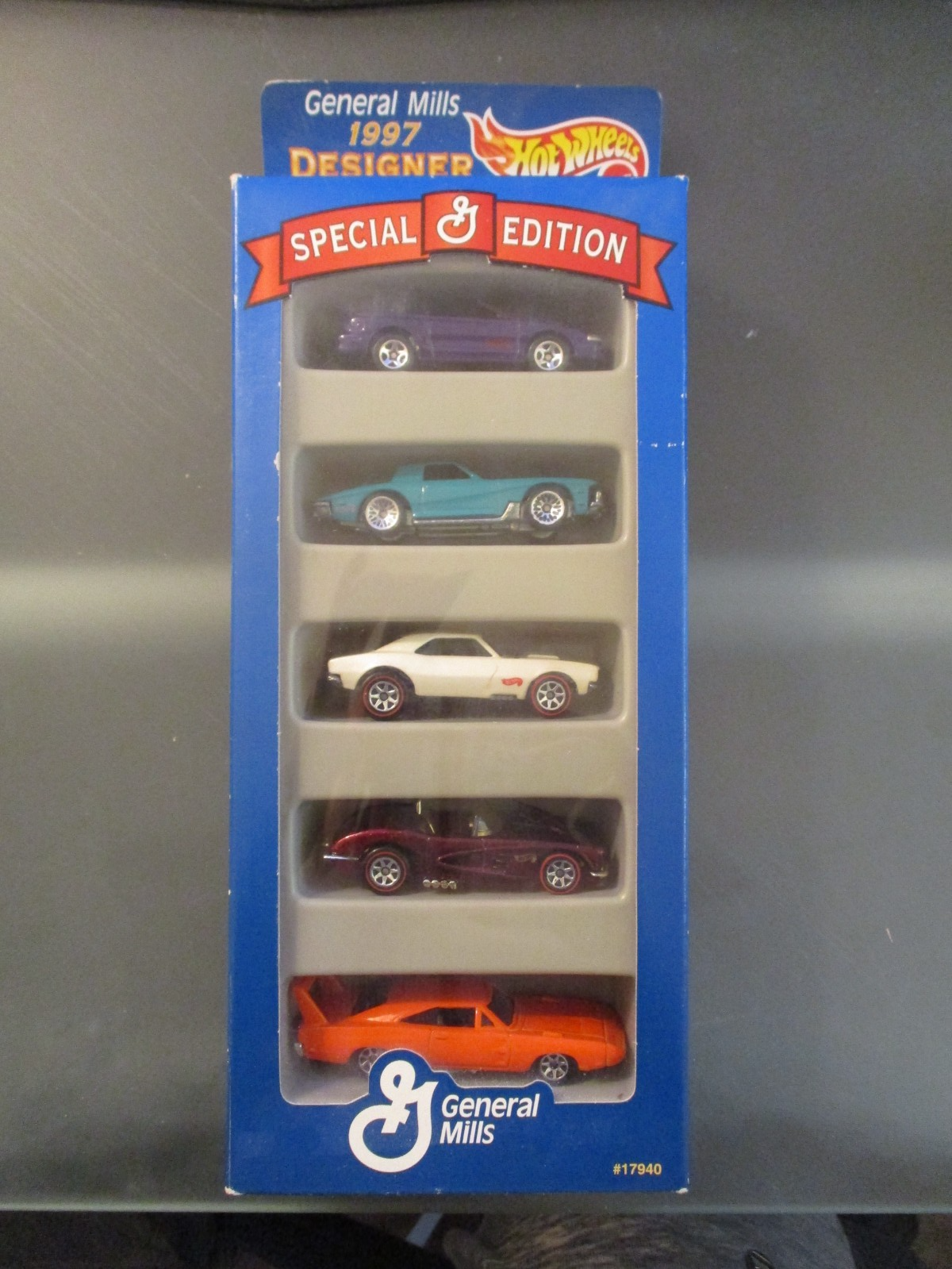 1997 Hot Wheels General Mills Designer Collection Special Edition 5-Pack