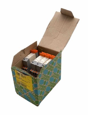 4x Phoenix Contact PLC-RPT-24DC/21-21 2900330 24VB DC Relaismodul -unused-