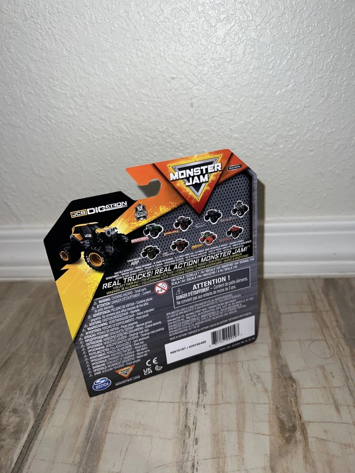 2025 SPINMASTER MONSTER JAM JCB DIGATRON Series 41 1/64 scale - Image 4 of 4