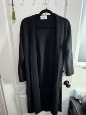 Aritzia Wilfred Black Open Wool Sweater Cardigan Size Small - Barely Worn
