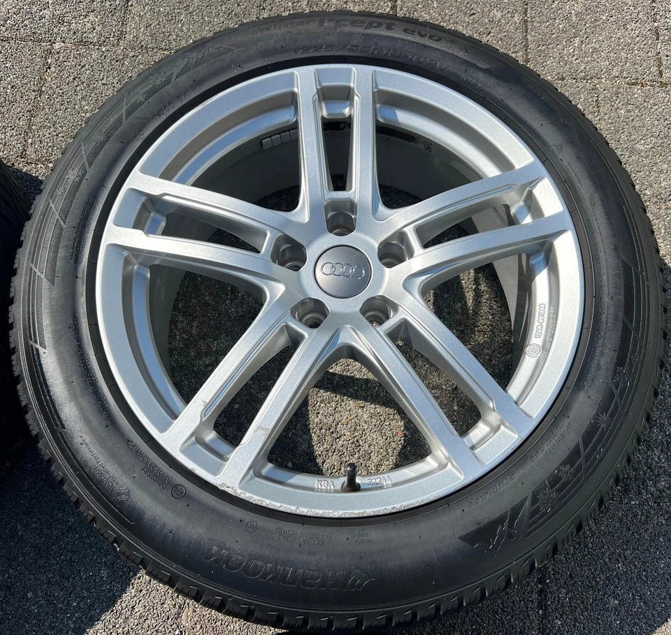 4 ALU 18" WINTERRÄDER AUDI A6 F2 C8 225/55R18 102V HANKOOK 2021 FREIHAUS - Bild 4 von 4