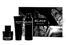 Kenneth Cole Black 3 Piece Gift Set For Men 3.4 oz. EDT Spray By Kenneth Cole