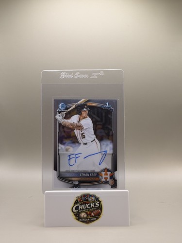 2025 Bowman Draft Ethan Frey Chrome Auto 1st Prospect #CPA-EF Astros