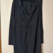asos Curve Black Long Sleeved Dress Size. 24