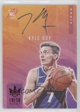 2019-20 Panini Court Kings Fresh Paint Ruby 45/99 Kyle Guy #FP-KGU Auto 0so2