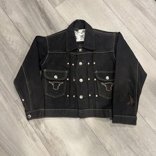 VINTAGE 1950 HOPALONG CASSIDY BLACK DENIM JACKET BY BLUE BELL