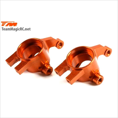 K factory K2156O E4D MF PRO Aluminum 7075 Steering Block  Orange (2 pcs)
