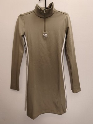 Adidas Dress Women Size S Long Sleeve Quarter Zip Orbit Green | eBay