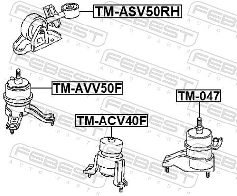 Febest Trag-/FüHrungsgelenk 2120-TTGF FüR Ford-image