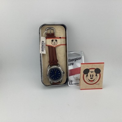 NOS Vintage Disney Time Works Mickey Mouse Watch 1928 Sport New  Boxed UNTESTED