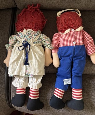 knickerbocker raggedy ann and Andy 18” | eBay