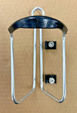 Vintage American Classic Alloy Water Bottle Cage Silver