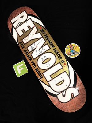 RARE SIGNED Andrew Reynolds & Kyle Walker REAL Skateboard Deck