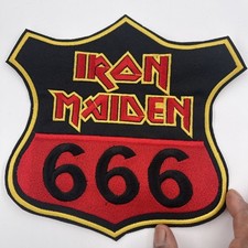 Iron Maiden Band 666 Sign XLG Back Patch:Quality Embroidery, Sew On, 8 1/2  X 9  