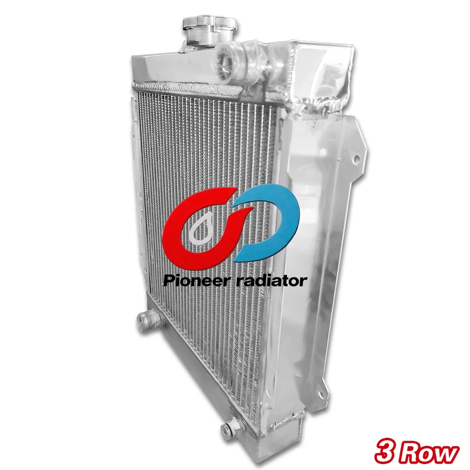 Aluminum Radiator For 1970-1976 75 Nissan Datsun 1200 B110 Sedan B210 1.2L MT Foto 3 de 4