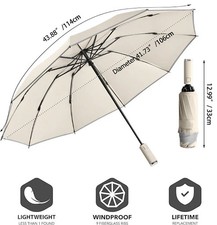 Windproof Double Layer Reverse Umbrella Fully Automatic Rain Men Women