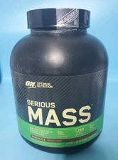 Optimum Nutrition, Serious Mass, High Protein Weight Gain Powder, Chocolate 6 lb