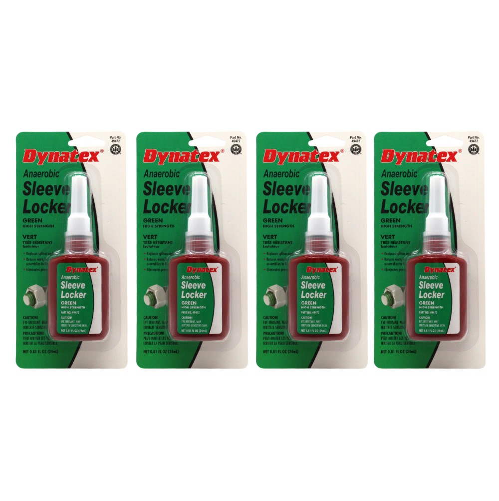 Dynatex Green High Strength Sleevelocker 0.80 oz Bottle (4-Pack)