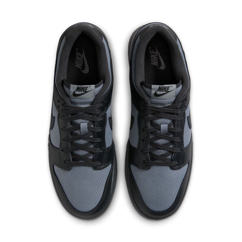 MENS NIKE DUNK LOW RETRO SE WINTERIZED SHOES_BLACK-GREY