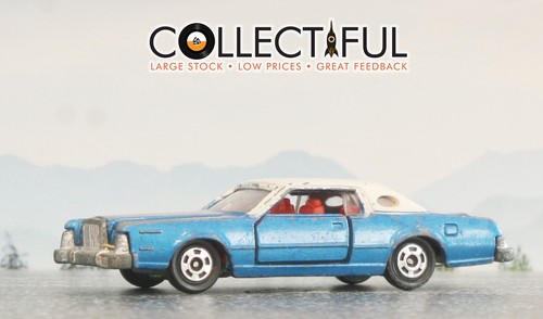 TOMICA - LINCOLN CONTINENTAL IV - 1976 #F4 JAPÓN - AZUL - DIECAST 🔥586